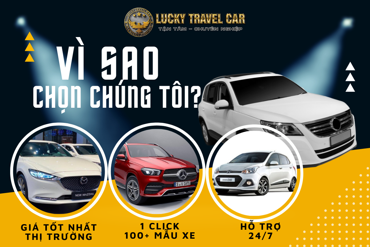 8 lý do nên chọn thuê xe oto tự lái tại Huế với Lucky Travel Car