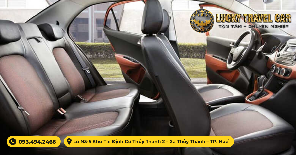 Cho thuê xe Grand i10 theo ngày, theo tháng tại Huế với Lucky Travel Car