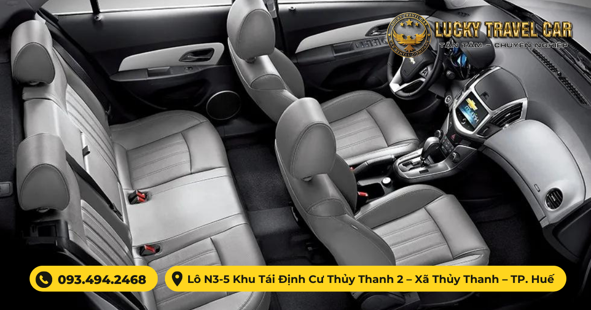 Thuê xe 4 chỗ CHEVROLET AVEO tự lái tại Huế - Lucky Travel Car