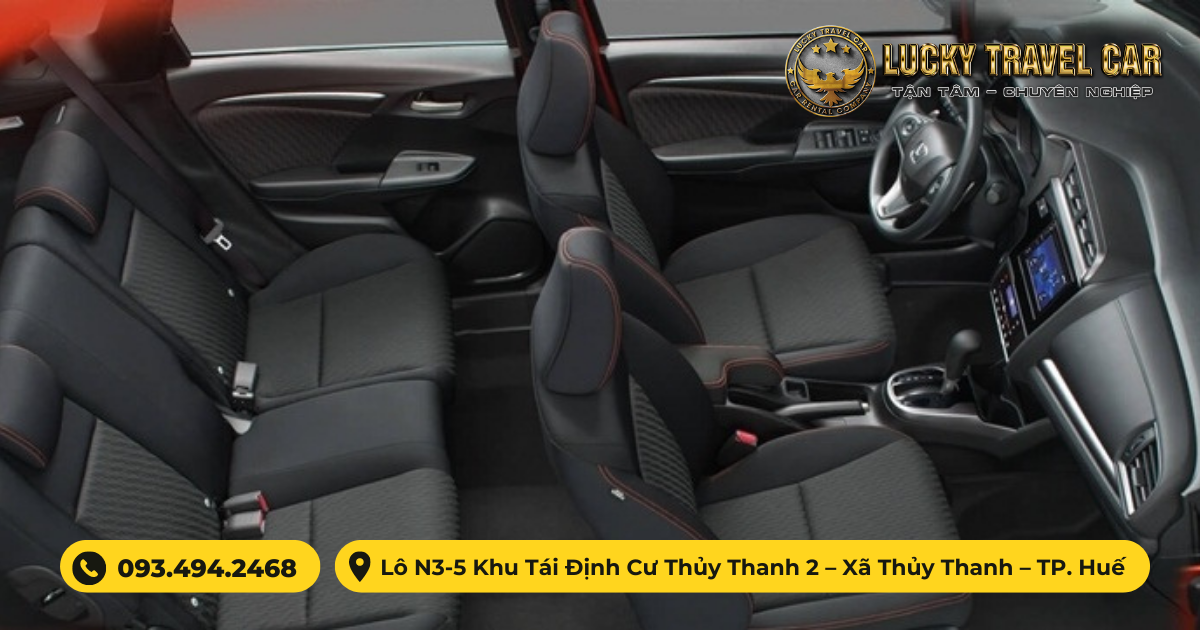 Thuê xe 4 chỗ HONDA BRIO tự lái tại Huế - Lucky Travel Car