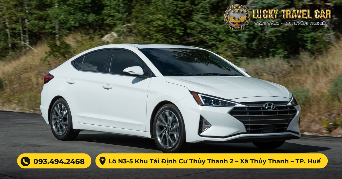 Thuê xe 4 chỗ HYUNDAI ELANTRA tự lái tại Huế - Lucky Travel Car