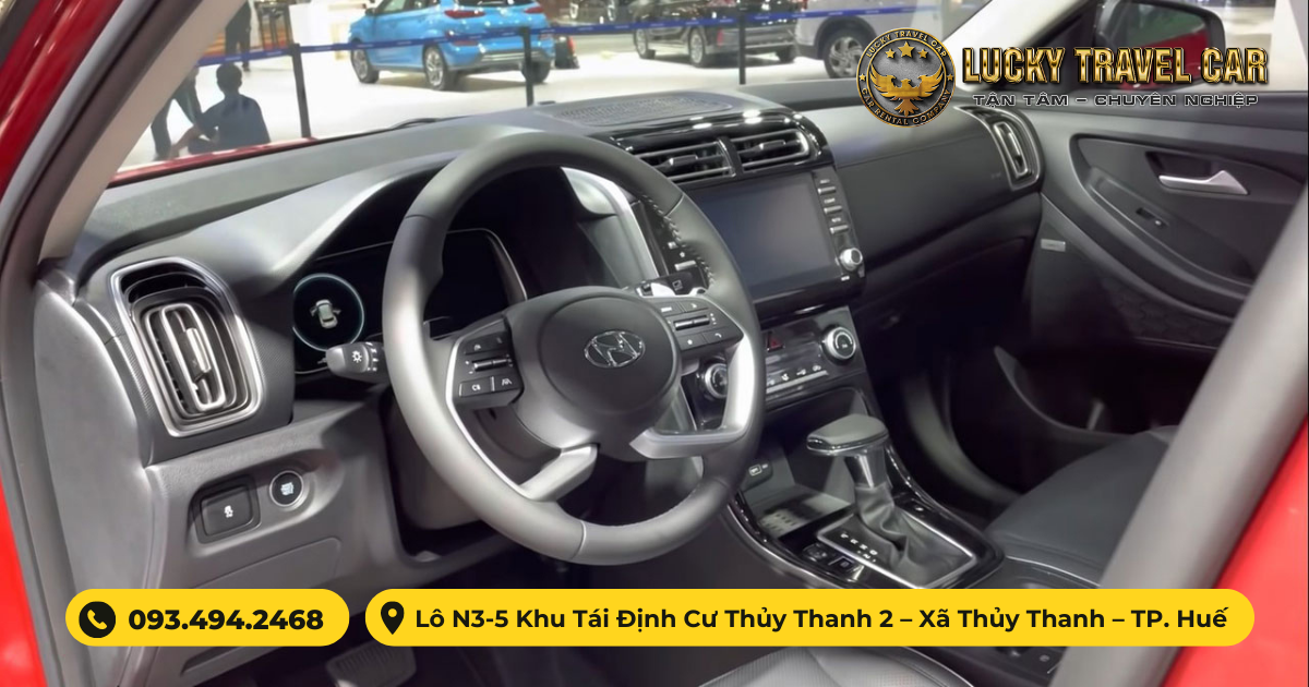 Thuê xe 4 chỗ HYUNDAI I20 tự lái tại Huế - Lucky Travel Car