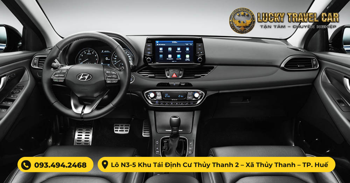 Thuê xe 4 chỗ HYUNDAI I30 tự lái tại Huế - Lucky Travel Car