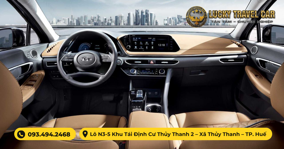 Thuê xe 4 chỗ HYUNDAI SONATA tự lái tại Huế - Lucky Travel Car