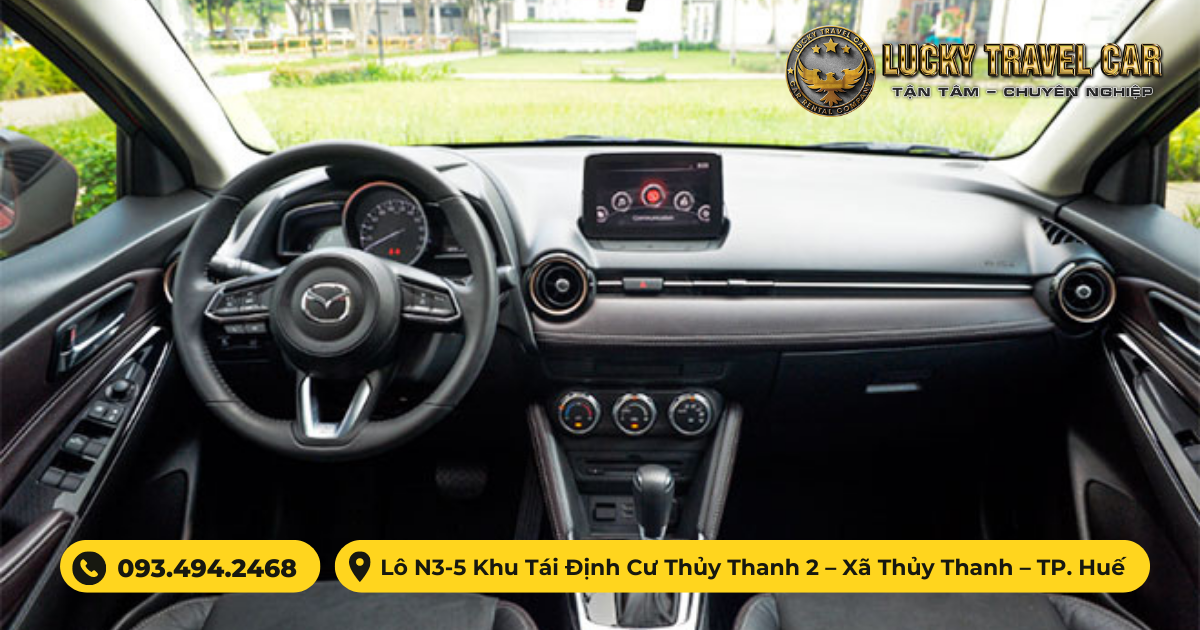 Thuê xe 4 chỗ MAZDA 2 tự lái tại Huế - Lucky Travel Car