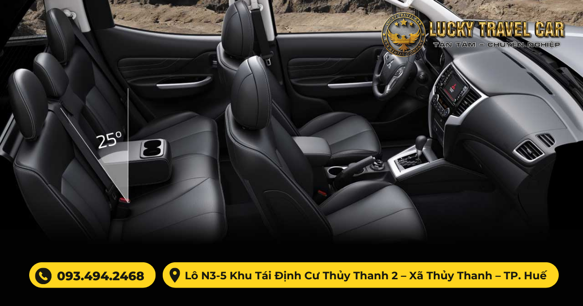 Thuê xe tự lái MITSUBISHI TRITON tại Huế - Lucky Travel Car