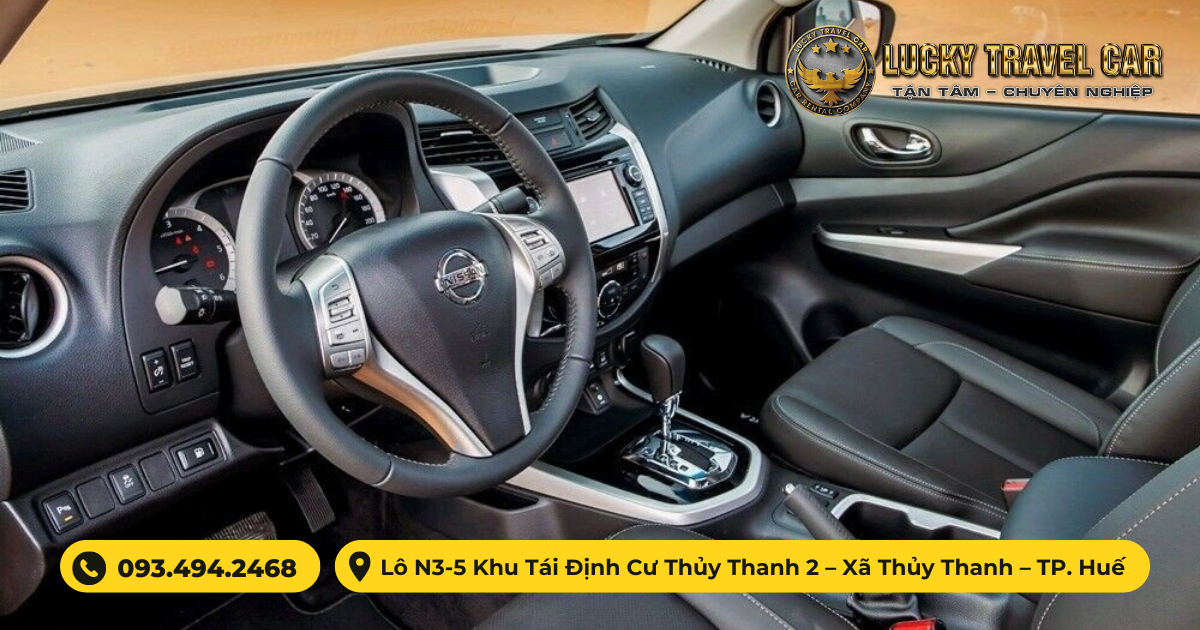 Thuê xe 4 chỗ NISSAN NAVARA tự lái tại Huế - Lucky Travel Car