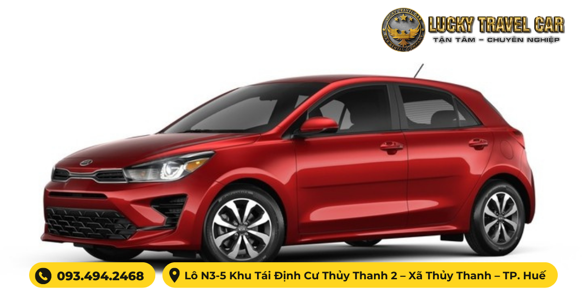 Thuê xe 4 chỗ RIO 2019 tự lái tại Huế - Lucky Travel Car