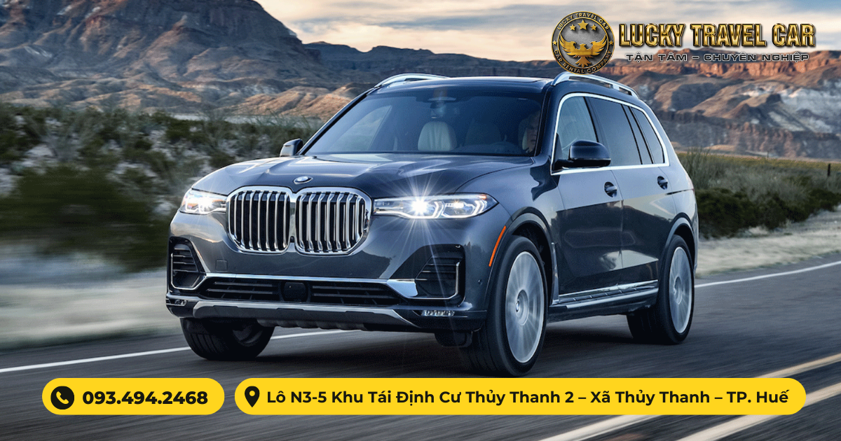 Thuê xe 7 chỗ BMW X7 tự lái tại Huế - Lucky Travel Car