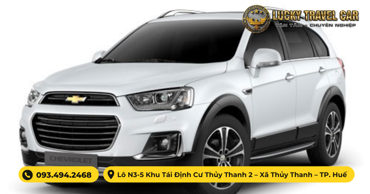 Thuê xe CHEVROLET CAPTIVA tự lái tại Huế - Lucky Travel Car