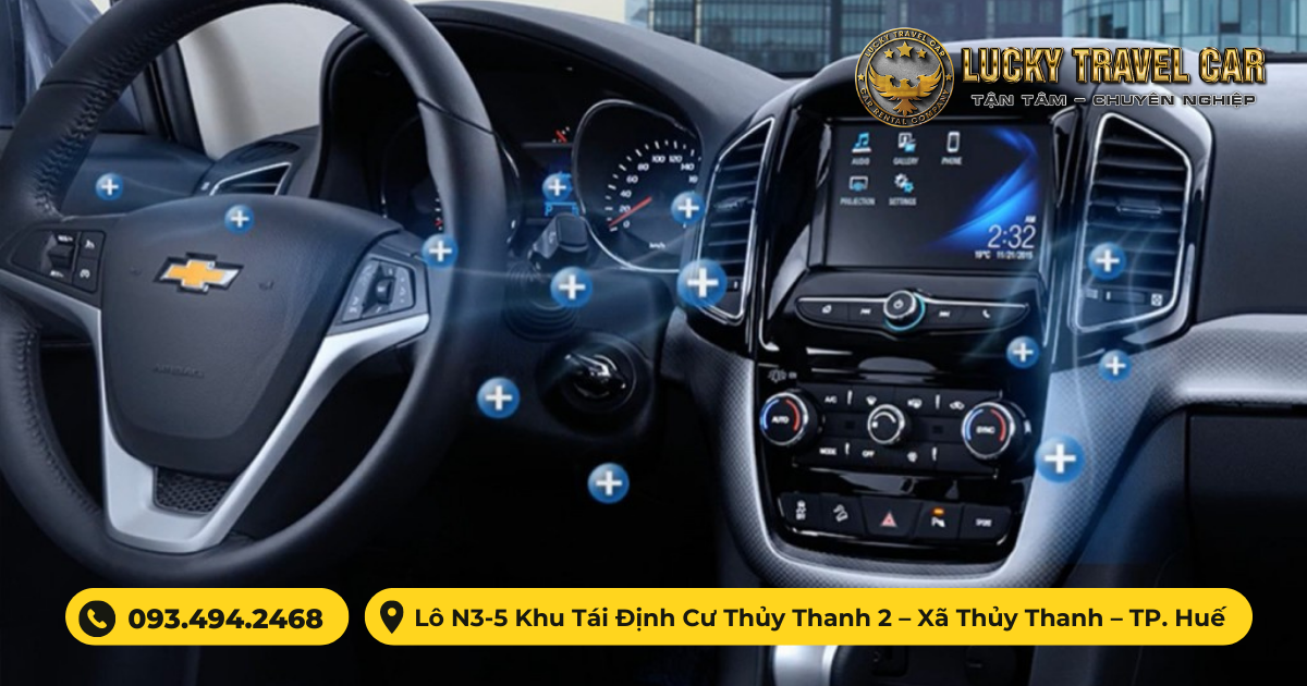 Thuê xe CHEVROLET CAPTIVA tự lái tại Huế - Lucky Travel Car