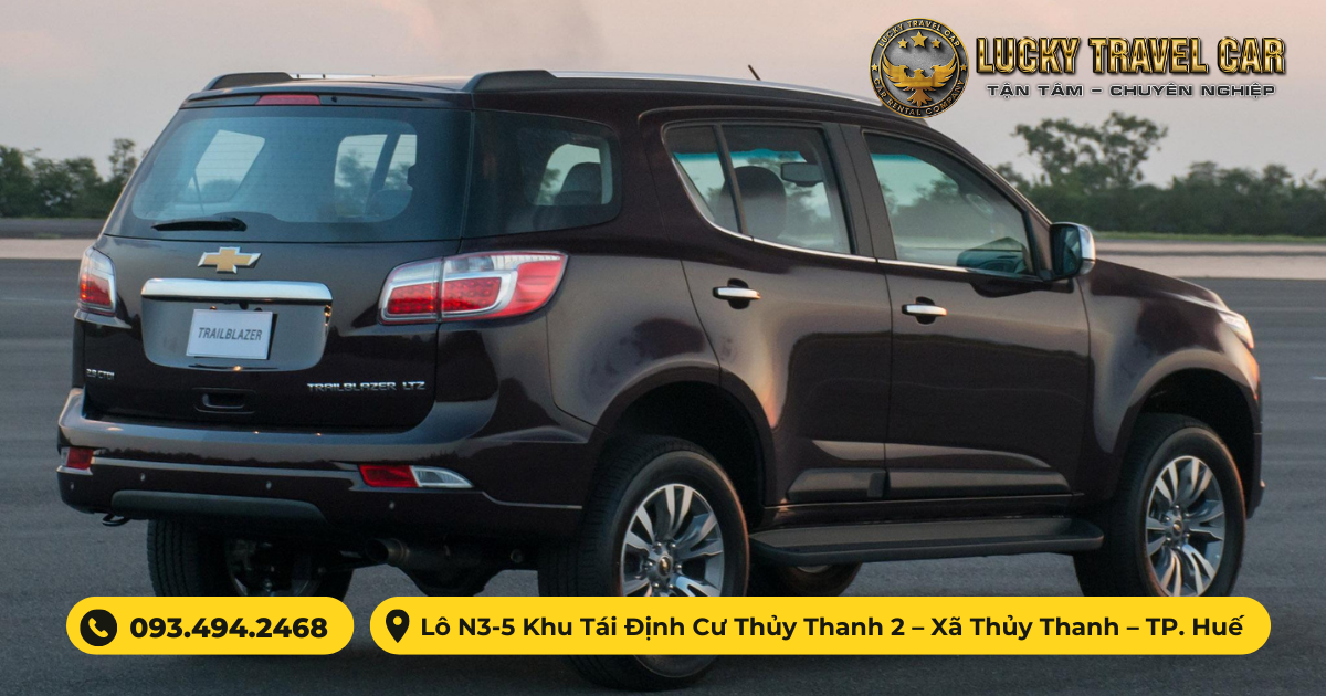 Thuê xe 7 chỗ CHEVROLET TRAILBLAZER tự lái tại Huế - Lucky Travel Car