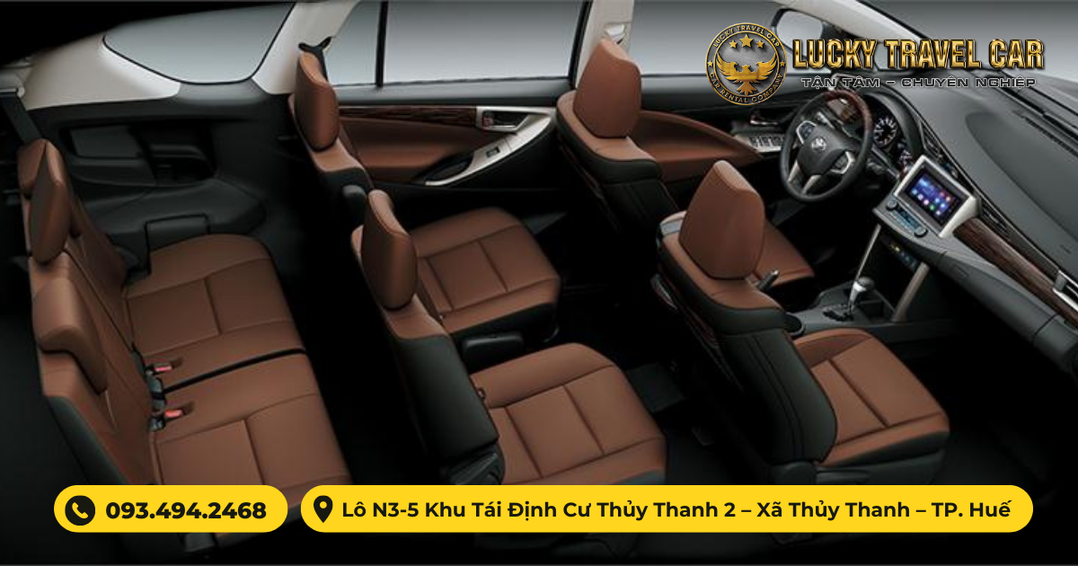 Thuê xe 7 chỗ INNOVA tự lái tại Huế - Lucky Travel Car