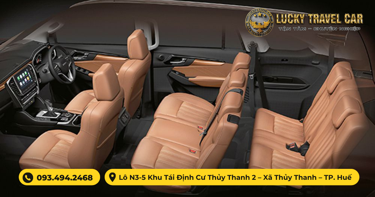 Thuê xe tự lái ISUZU MU-X 2020 tại Huế - Lucky Travel Car