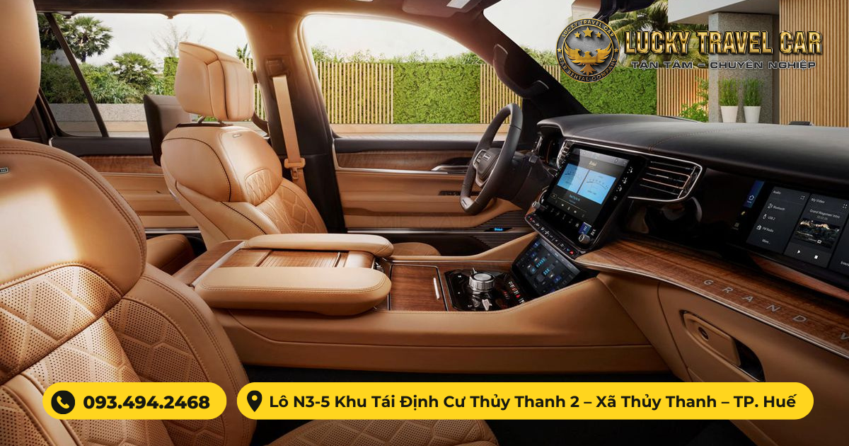 Thuê xe 7 chỗ JEEP GRAND WAGONEER tự lái tại Huế - Lucky Travel Car