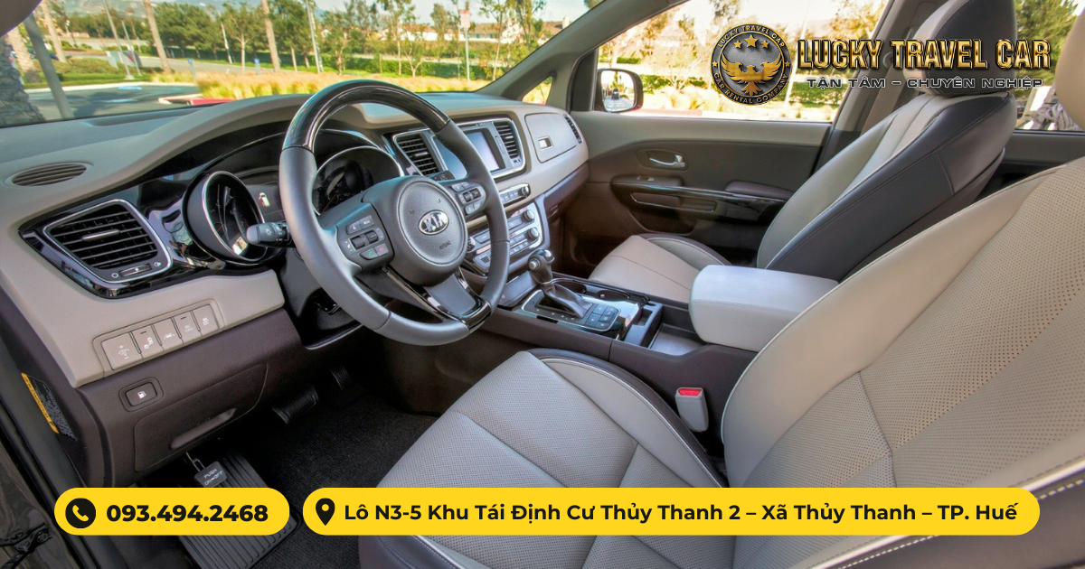 Thuê xe 7 chỗ KIA CARNIVAL tự lái tại Huế - Lucky Travel Car