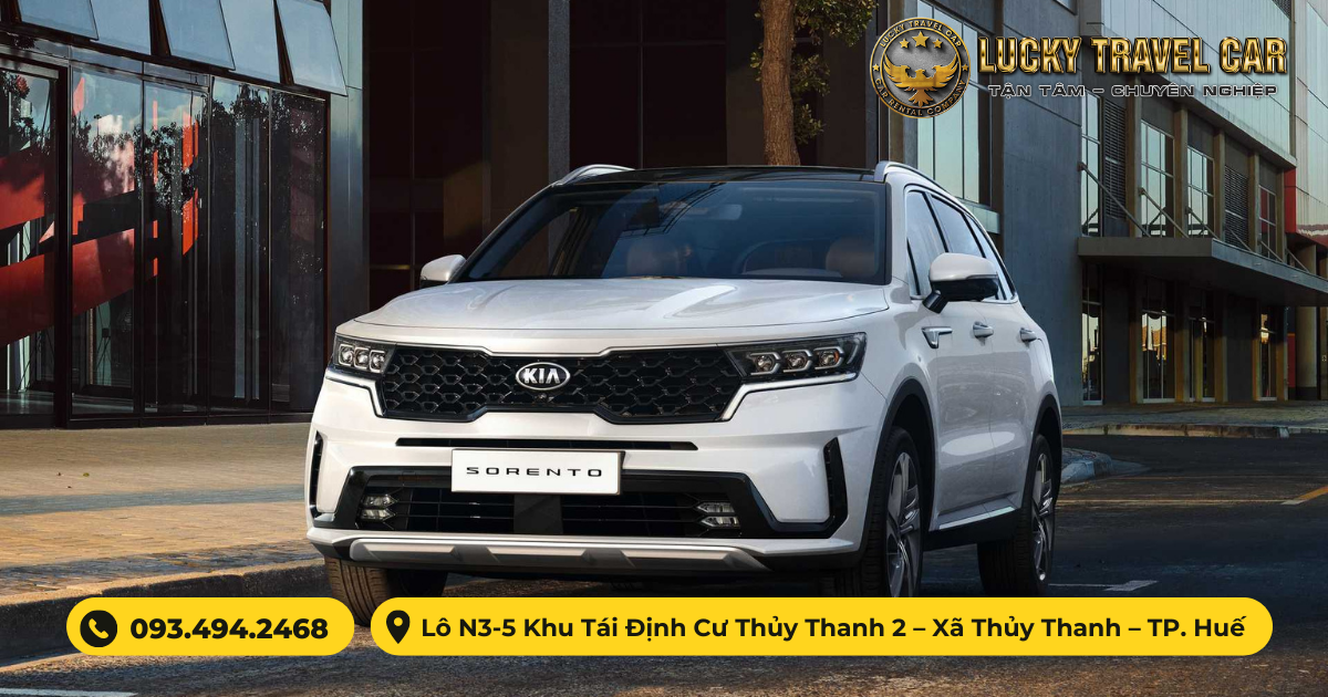 Thuê xe 7 chỗ KIA SORENTO tự lái tại Huế - Lucky Travel Car