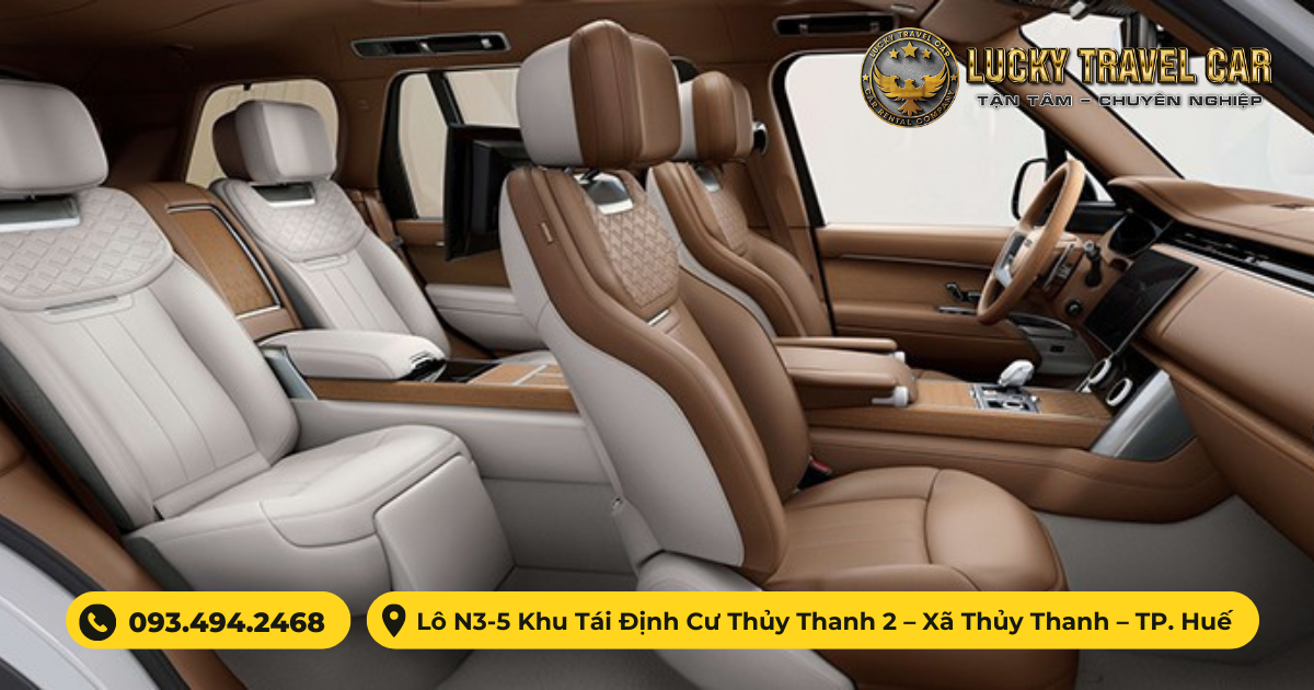 Thuê xe 7 chỗ tự lái LAND ROVER RANGE tại Huế - Lucky Travel Car