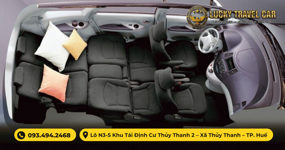 Thuê xe 7 chỗ Mitsubishi Grandis tự lái tại Huế - Lucky Travel Car