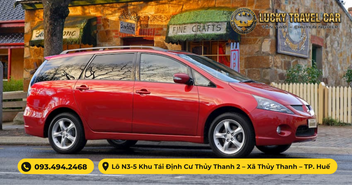 Thuê xe tự lái 7 chỗ Mitsubishi Grandis tại Huế - Lucky Travel Car