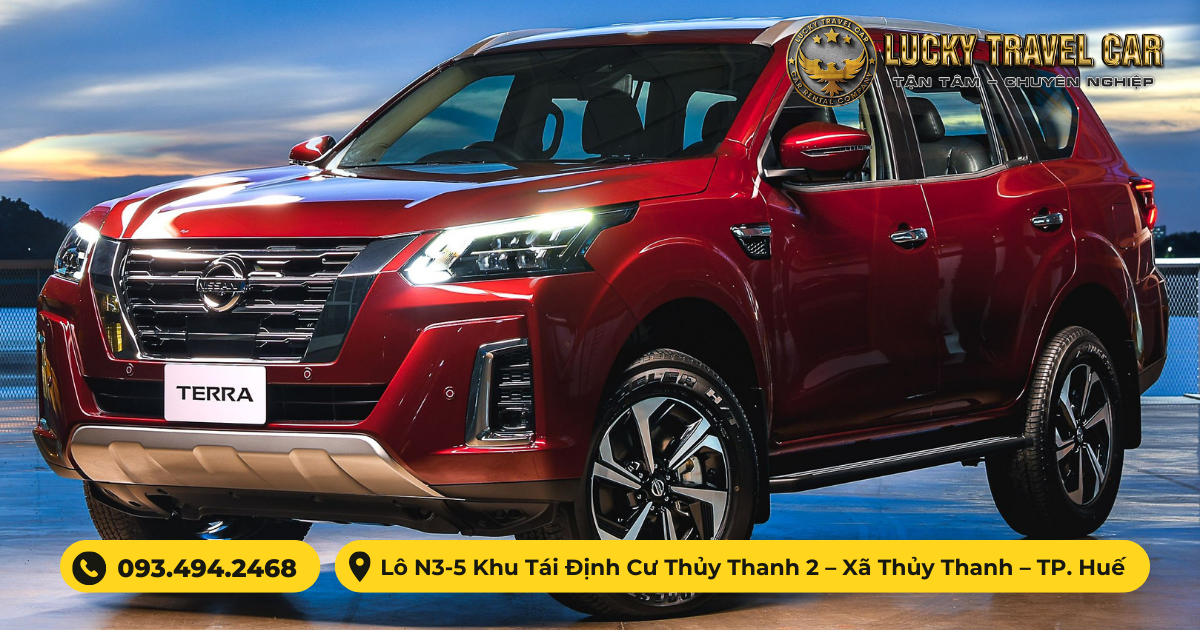 Thuê xe 4 chỗ NISSAN TERRA tự lái tại Huế - Lucky Travel Car