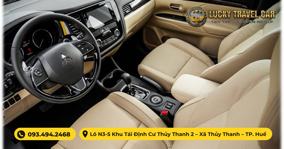 Thuê xe OUTLANDER 2017-2018 tự lái tại Huế - Lucky Travel Car