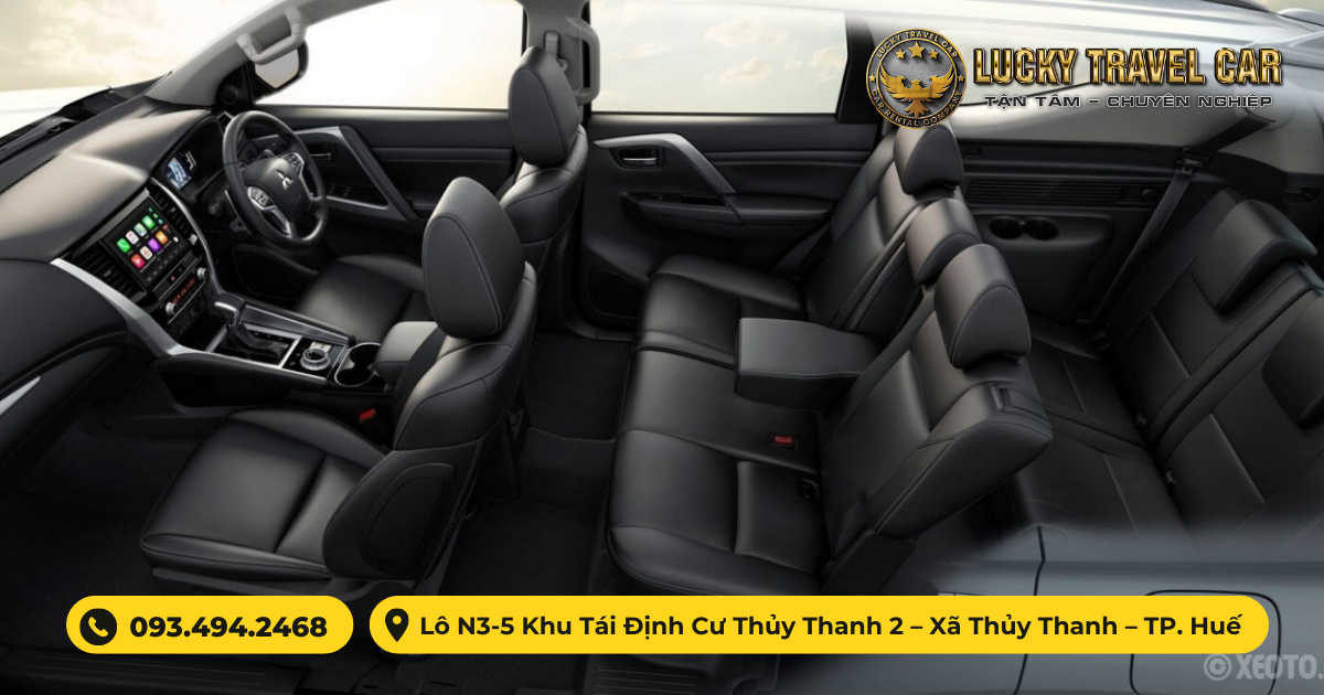 Thuê xe tự lái PAJERO SPORT tại Huế - Lucky Travel Car