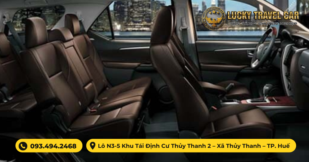 Thuê xe 7 chỗ TOYOTA FORTUNER tự lái tại Huế - Lucky Travel Car