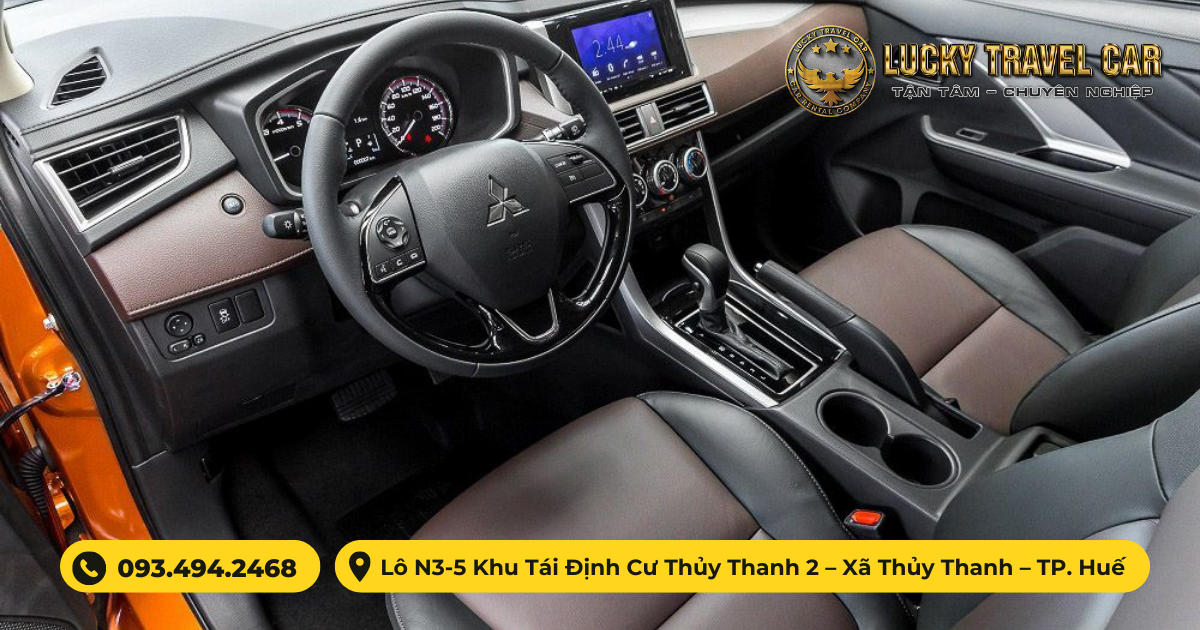 Thuê xe 7 chỗ XPANDER CROSS tự lái tại Huế - Lucky Travel Car