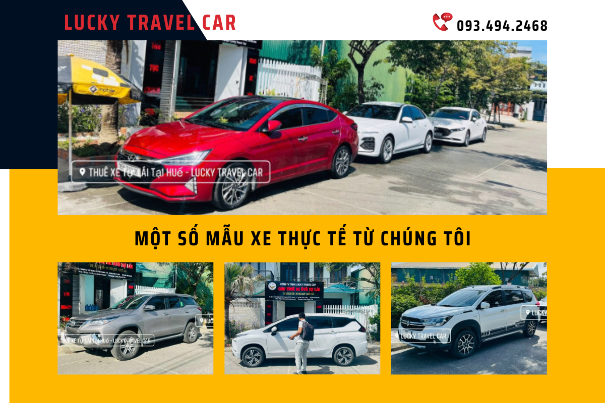 Dịch vụ thuê xe theo ngày - Lucky Travel Car