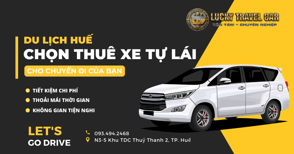 Du lịch Huế: Nên thuê xe ô tô tự lái hay thuê xe gắn máy?