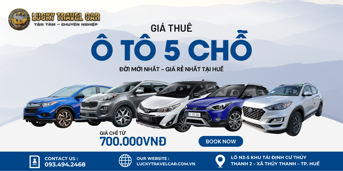 Giá thuê xe ô tô 5 chỗ bao nhiêu tiền?