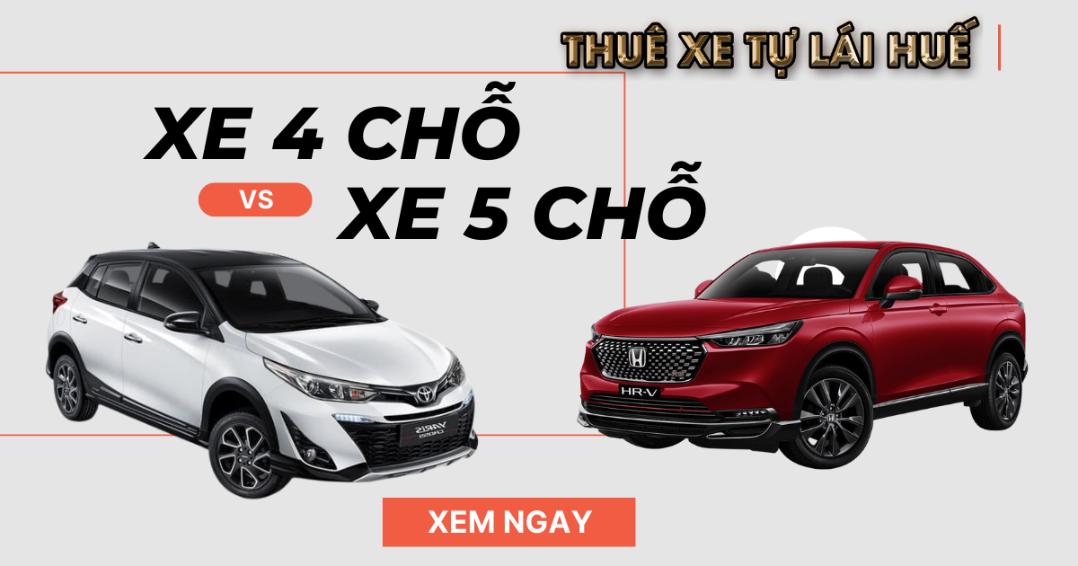 Xe 4 chỗ khác xe 5 chỗ như thế nào? Làm thế nào để phân biệt?