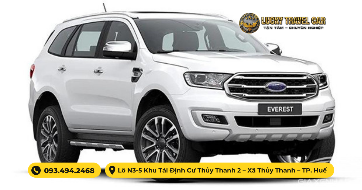 Thuê xe Ford Everest Sport tự lái tại Huế - Lucky Travel Car