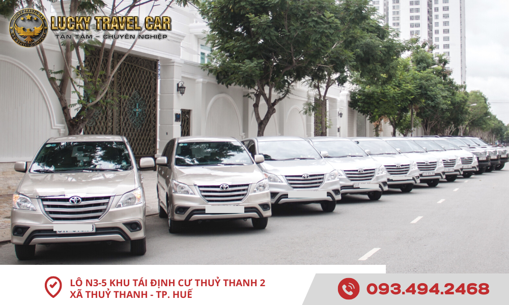 Thuê xe tự lái 7 chỗ tại Huế giả rẻ tại Lucky Travel Car khi du lịch Huế