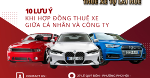 10 lưu ý khi hợp đồng thuê xe tự lái giữa cá nhân và công ty