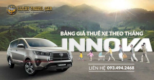 Bảng giá thuê xe Innova 7 chỗ theo tháng Bảng giá thuê xe Innova 7 chỗ theo tháng