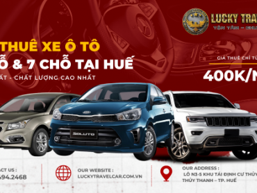 Dịch vụ cho thuê xe 4 chỗ và 7 chỗ tại Thừa Thiên Huế