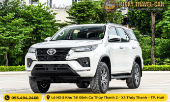 Thuê xe tự lái Huế - Xe 7 chỗ TOYOTA FORTUNER